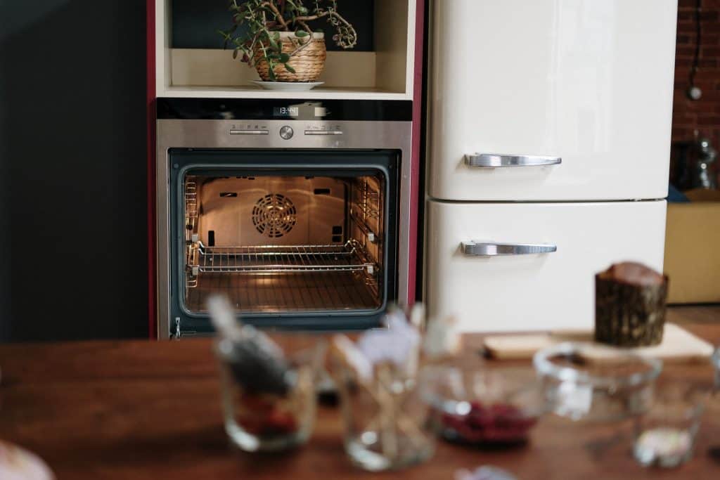 oven in kitchen